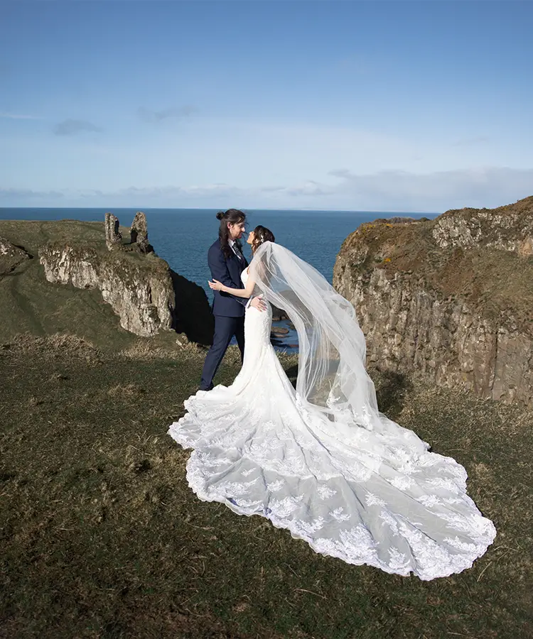 Dunseverick Castle Wedding on the North Coast